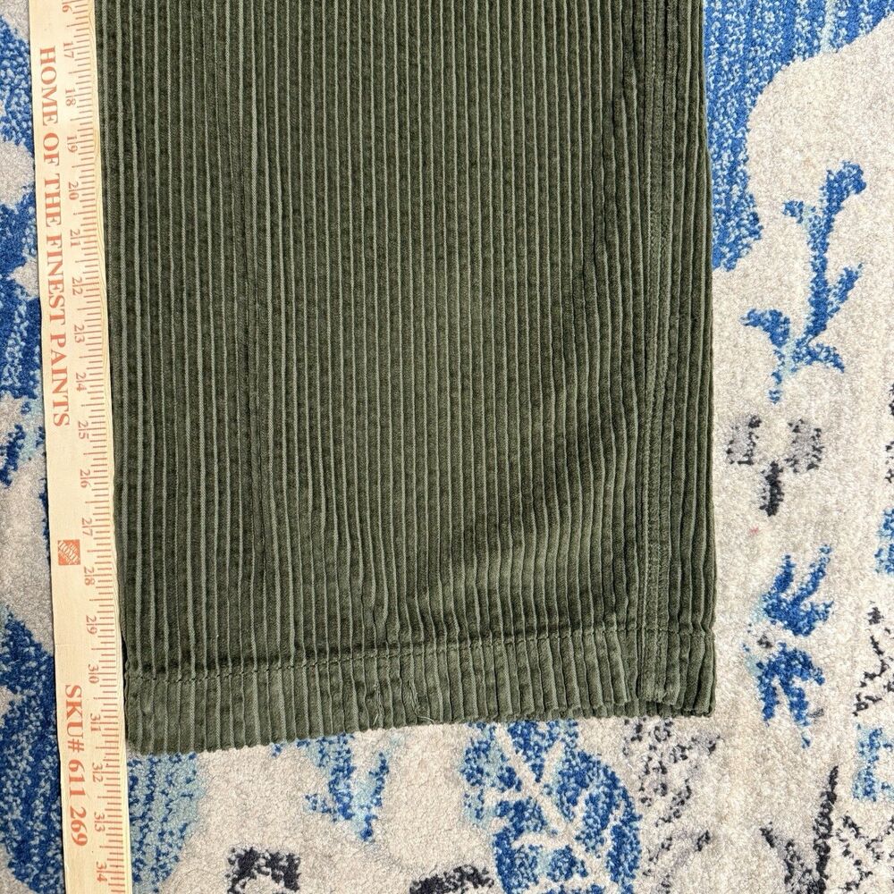 JNCO 26 Twin Cannon Wale Corduroy Winter Moss Baggy Wide Leg Pants Men 38x32 EUC - Picture 8 of 12